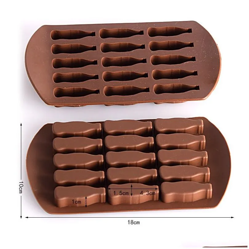 diy silicone mould smiling face shell little coke mold cake chocolates ice lattice molds sell well with various pattern 1 98jj j1