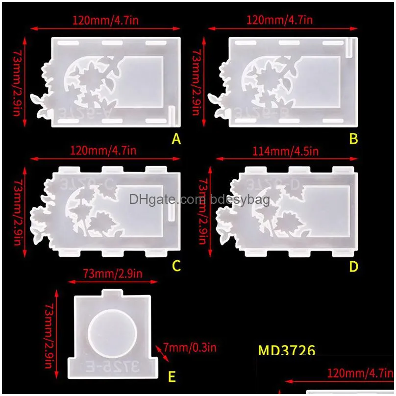 diy candlestick epoxy mould crystal pen holder jewelry storage box silicone craft moulds