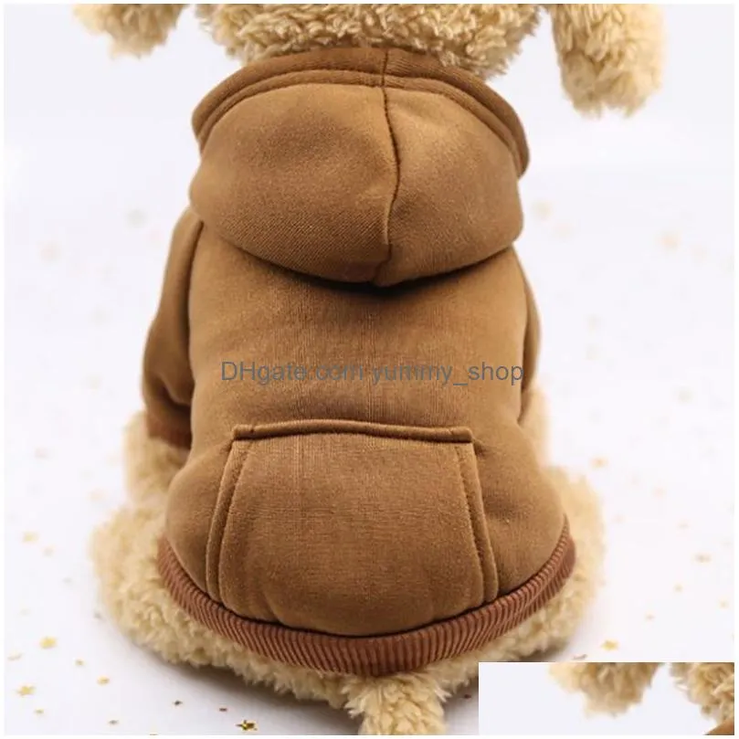 pet dogs clothes warm puppy apparel small dog costume coat outfits pocket sport styles sweater pets supplies xs xxl