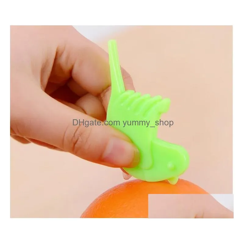 cute mouse shape lemons orange citrus opener peeler remover slicer cutter quickly stripping kitchen tool fruit skin remover knife