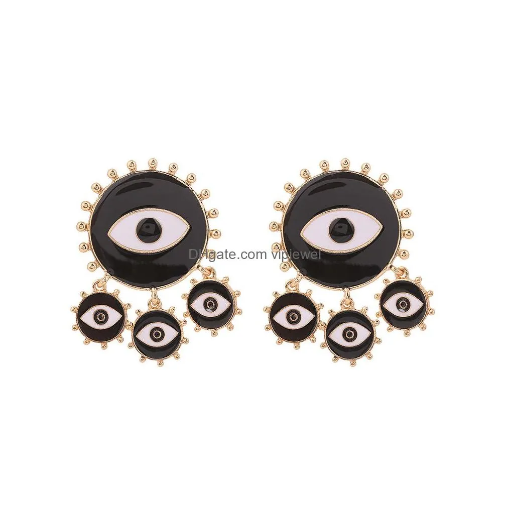 retro turkey evil blue eyes earrings charm drop dangle earrings for women tassel earrings wholesale