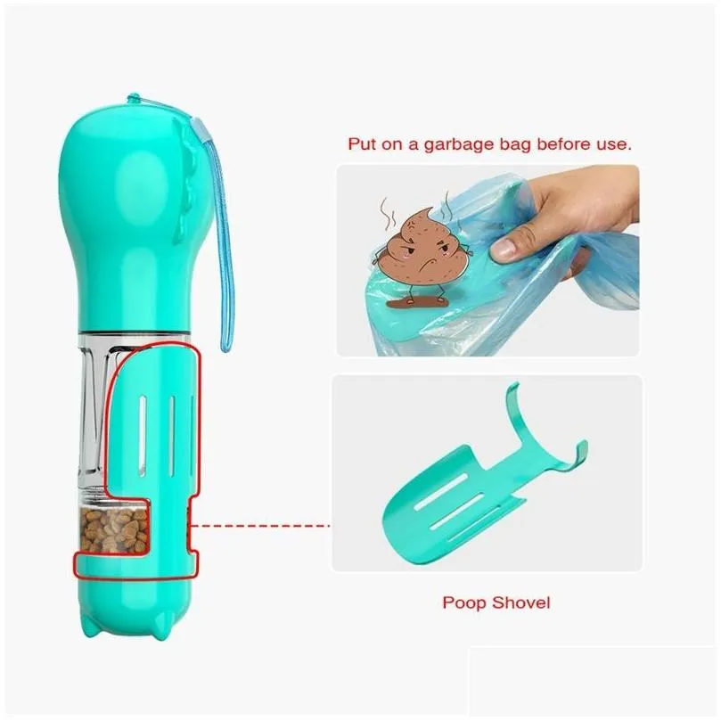 dog water bottle for small large dogs 300ml travel puppy cat portable drinking bowl outdoor pet water dispenser feeder pet produ 53 o2