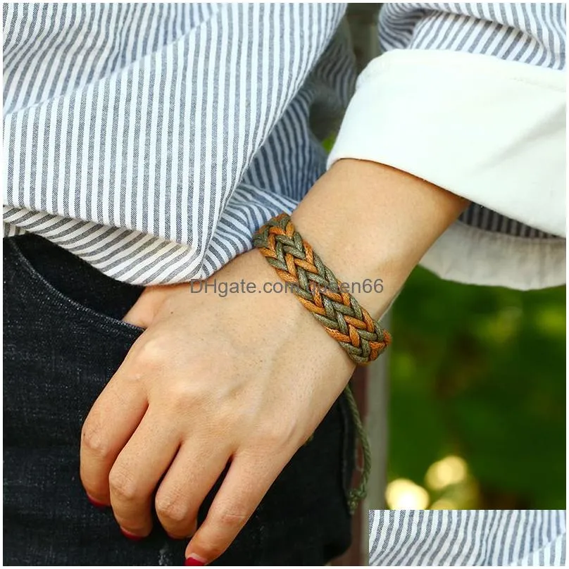 Wax rope bracelet cheap
