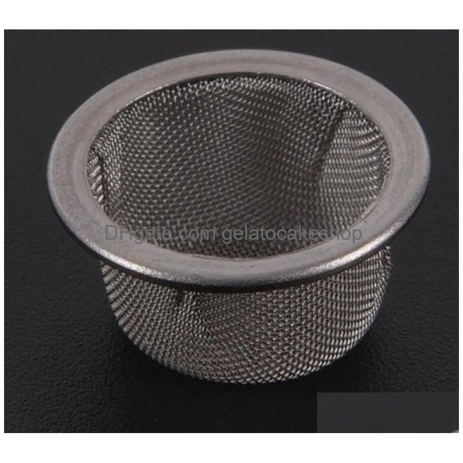 16mm round diameter smoking accessories metal mesh screens bowl replacement for quartz crystal pipe tobacco filters tools
