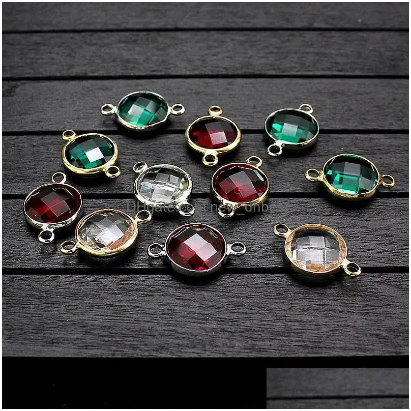  12.5mm acrylic small pendant charm for bracelet bangle double side colorful cute charm mix style wholesale