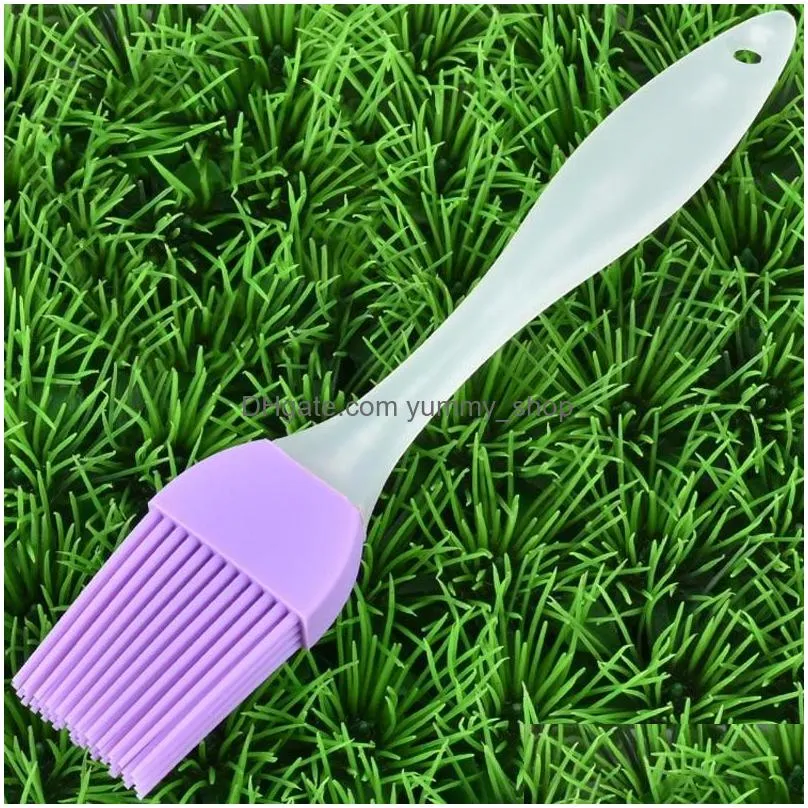 fashion silicone bbq brush cooking pastry butter brush kitchen heat resistance basting oil brushes