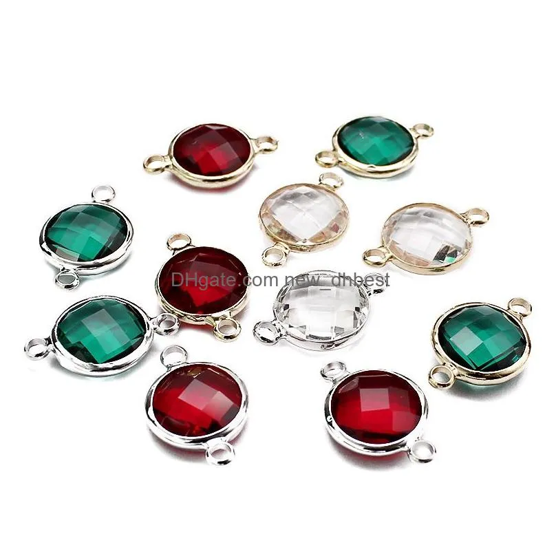  12.5mm acrylic small pendant charm for bracelet bangle double side colorful cute charm mix style wholesale