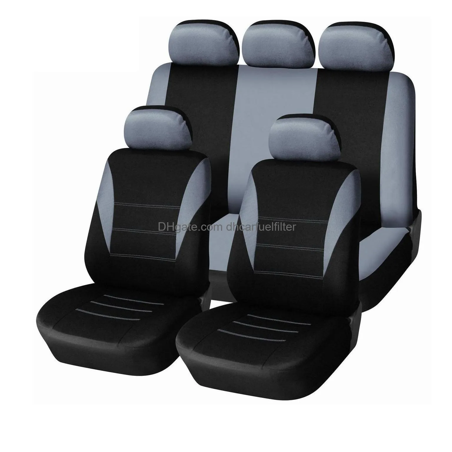 universal car seat cover 9pcs full covers fittings crosscovers sedans auto interior cars accessories suitable for care f05