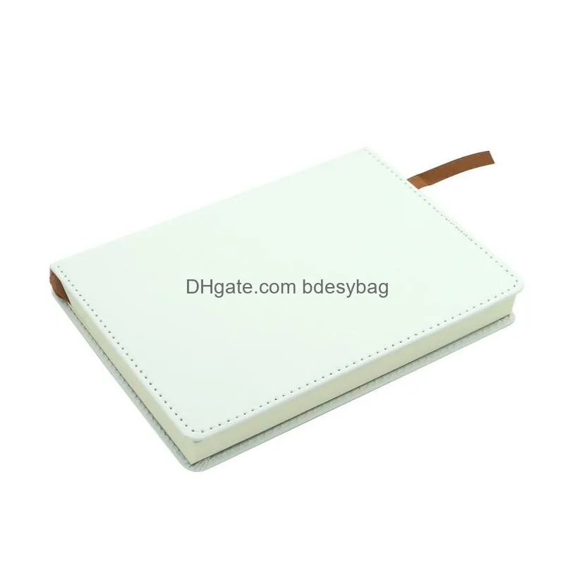 a4 a5 a6 sublimation blank journal notepads plain white heat transfer customized printing notebook