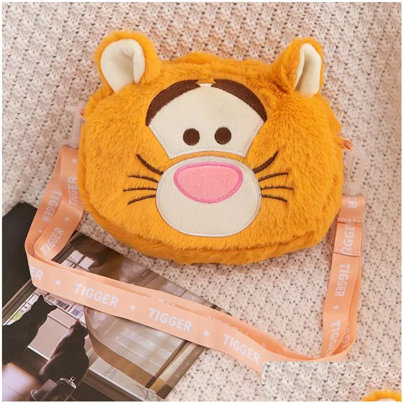 plush toy panda schoolbag doll cross shoulder backpack childrens schoolbag plush bear gift