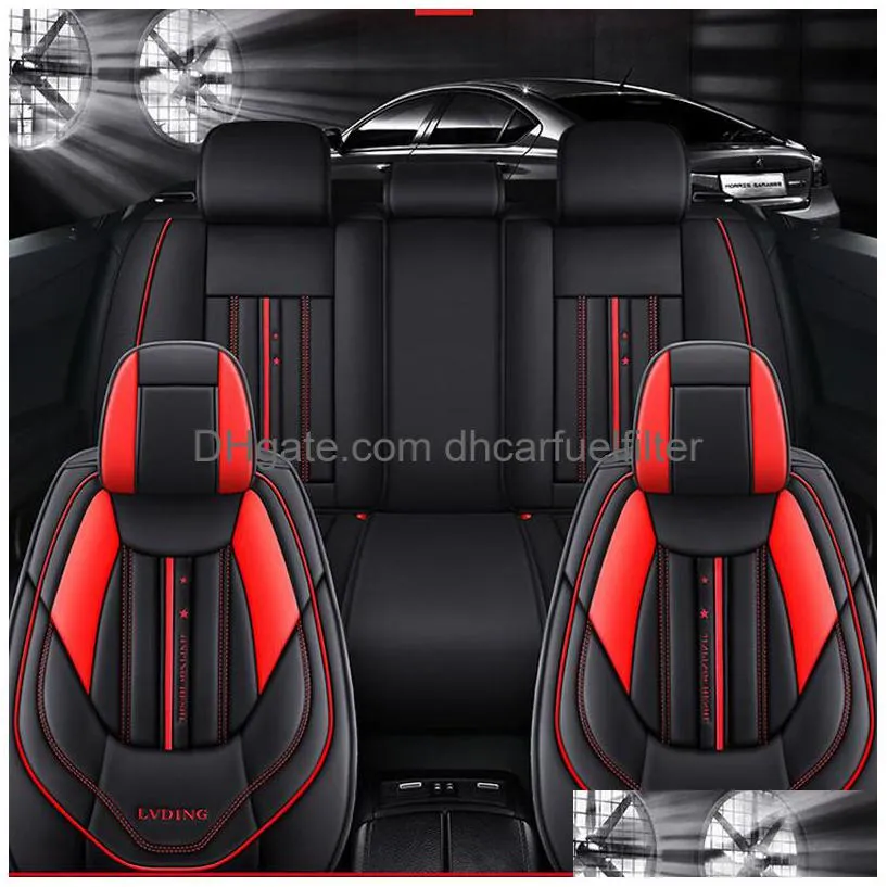 luxury pu leather car seat covers for mercedes benz w204 w211 w212 w213 a b c g r sclass universal seats cover interior cushion