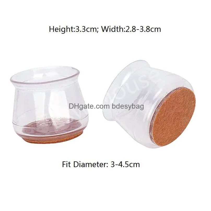 silicone chair leg floor protectors high transparency furniture chair legs caps to protect hardwood floors from scratches