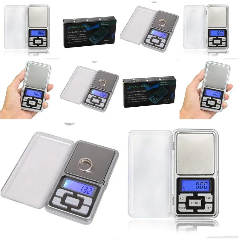 digital pocket scales digital jewelry scale gold silver coin grain gram pocket size herb mini electronic backlight scale 12pcs