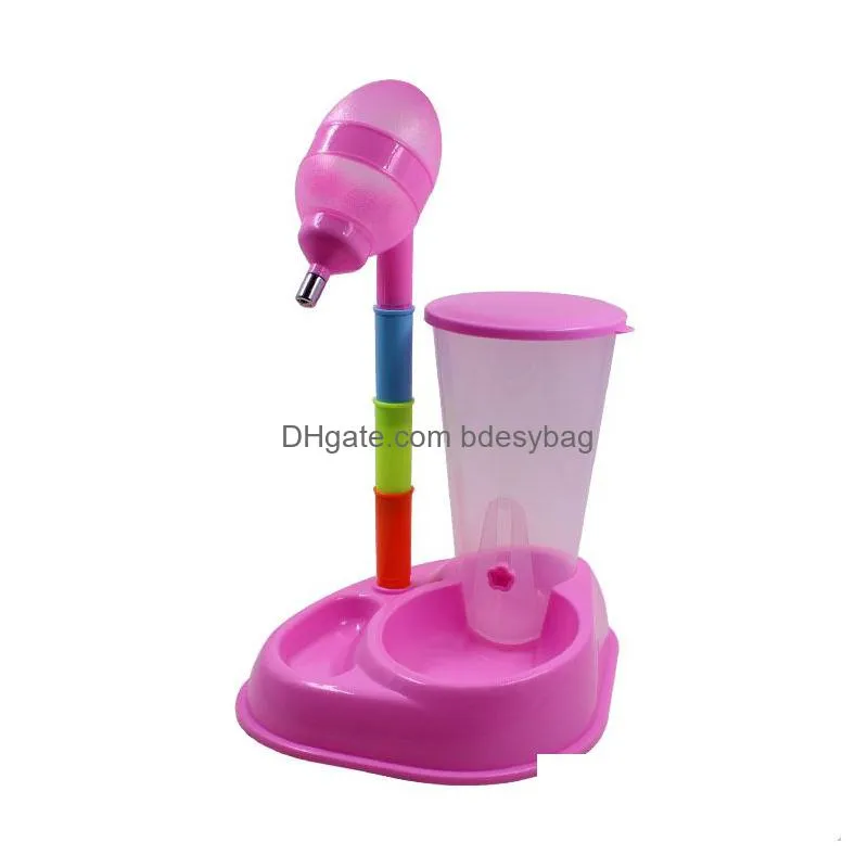 pets automatic water drinker large capacity plastic dogs cats water bottle feeding bowls dispenser