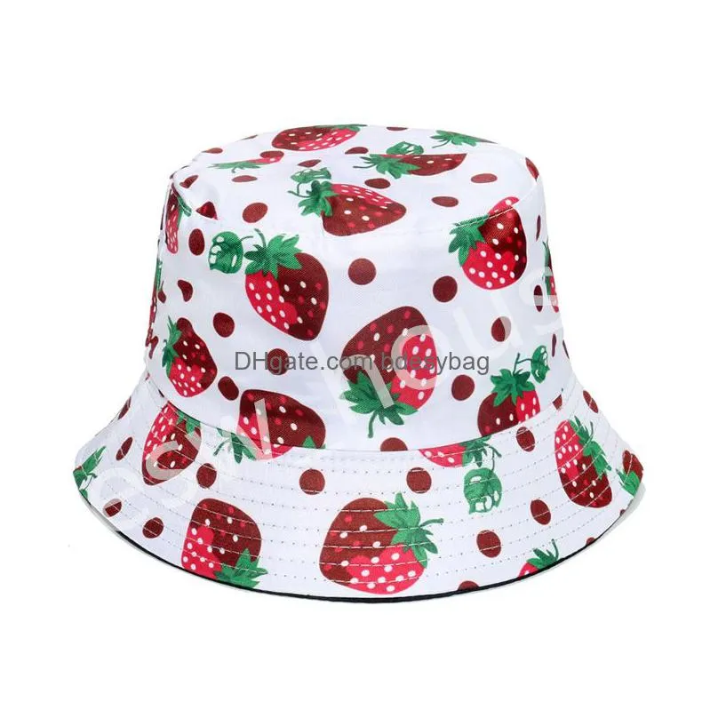 summer adult party hats uni fruit pattern orange peach lemon magon design outdoor anti sun hats