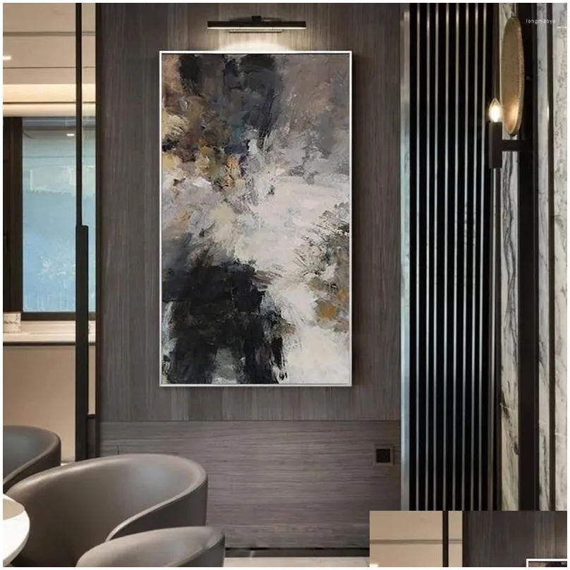 paintings abstract oil painting handmade on canvas wall art poster large pictures for living roome home salon decoration