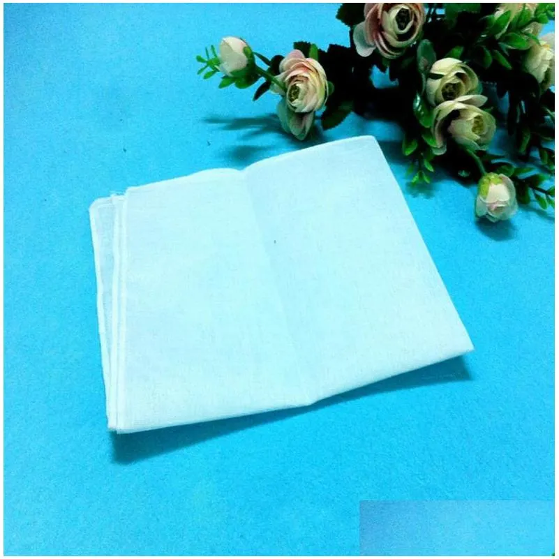 100% cotton male table satin handkerchief pure white hankerchiefs cotton towel mens suit pocket square handkerchief whitest 100pcs/lot