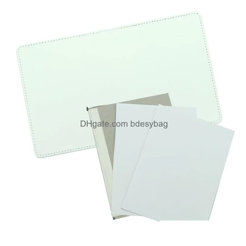 a4 a5 a6 sublimation blank journal notepads plain white heat transfer customized printing notebook