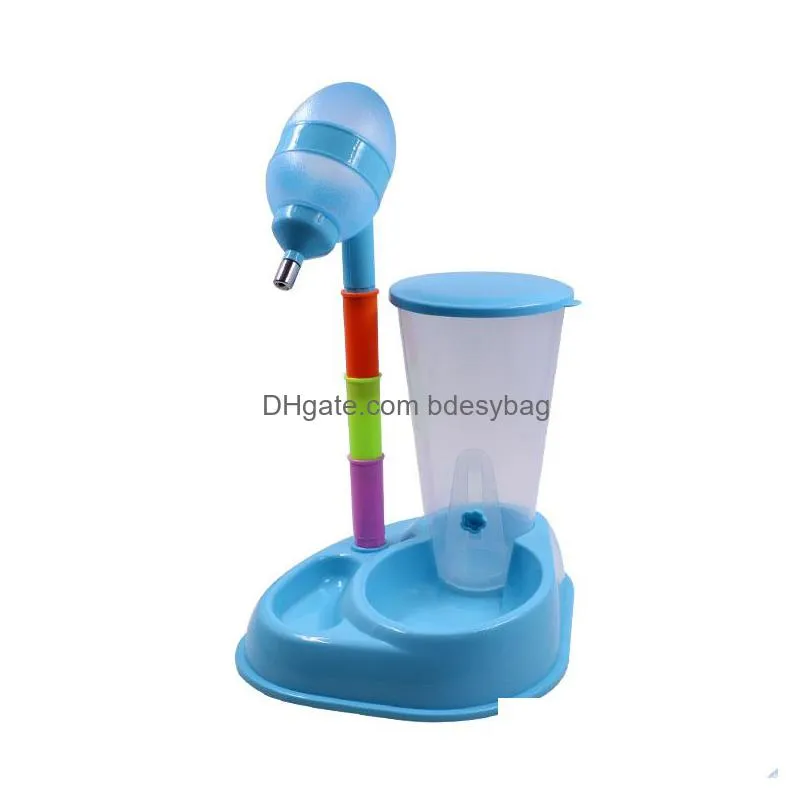 pets automatic water drinker large capacity plastic dogs cats water bottle feeding bowls dispenser