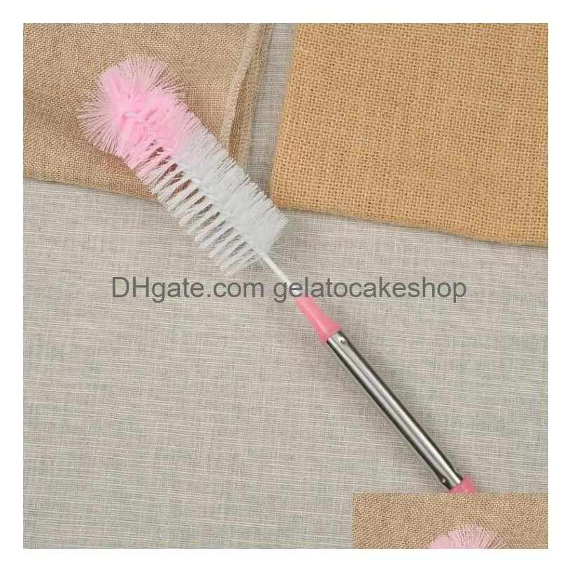 long handle cleaning brush washing bottle flexible skinny cleaner for vacuum cup glass household cleanings brushes tool