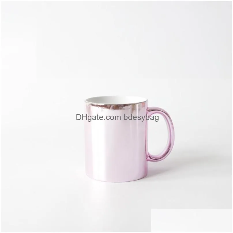 11 oz ceramic sublimation coffee mug porcelain blank cup for coffee tea milk latte hot cocoa