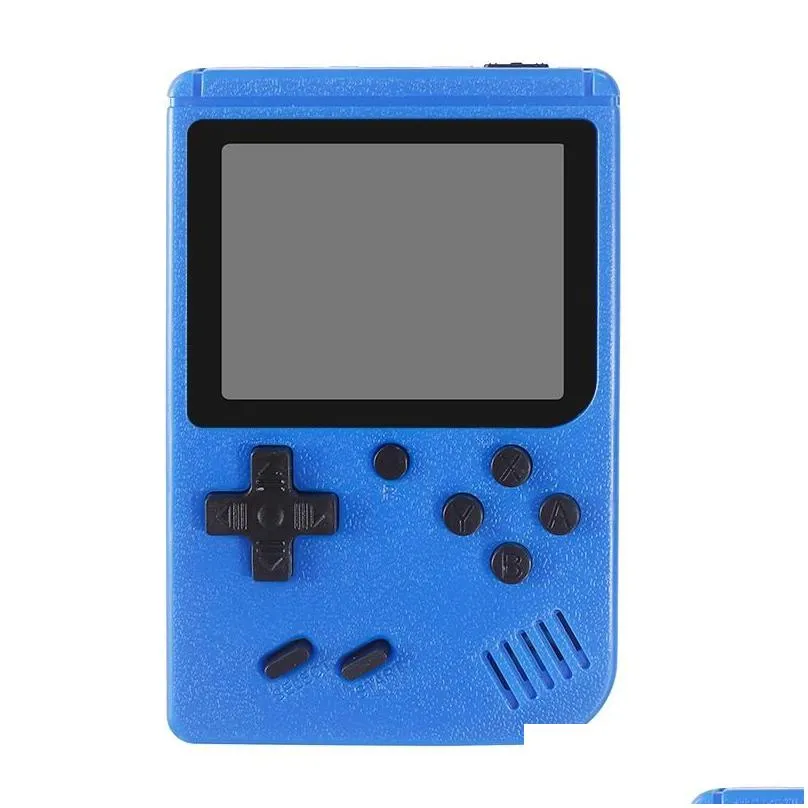 400in1 handheld video game console retro 8bit design with 3inch color lcd and 400 classic games supports two players av output cable