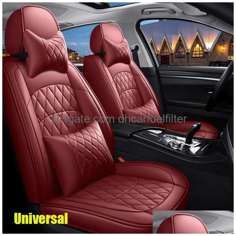 car seat cover faux leatherette automotive vehicle protective cushion universal fit for most sedan suv auto interior accessories