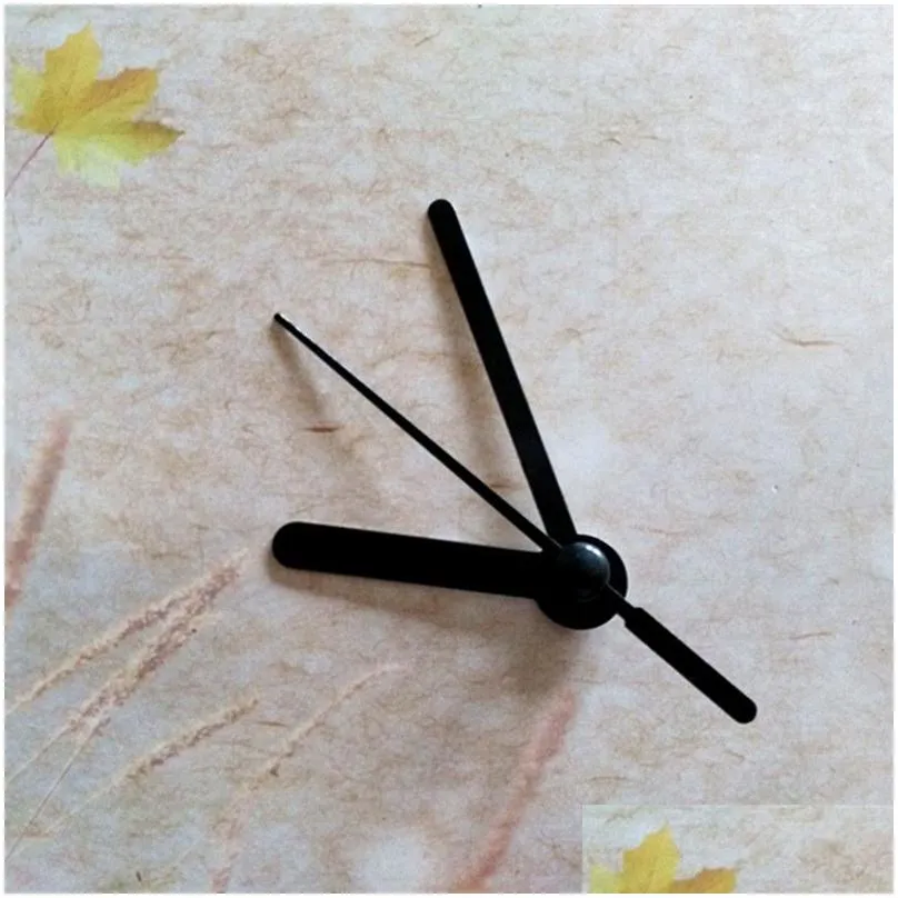 50sets short clock hands black diy clock mechanism for wall small watch office desk bedroom childrens alarm decoration