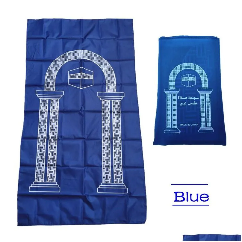 muslim prayer carpets braided mat portable travel pocket rug rectangular waterproof carpet 100x60cm