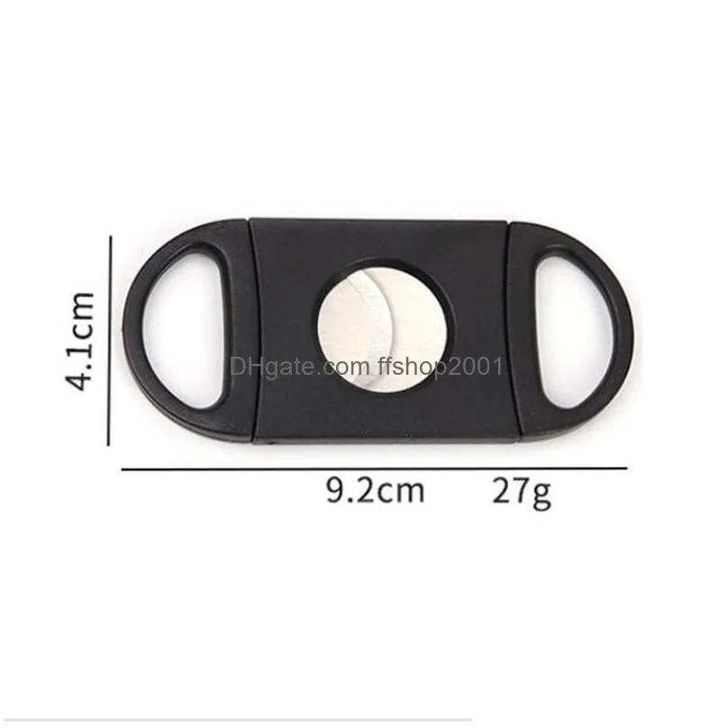 plastic cigar knife portable manual cigar cutter household smoking accessories