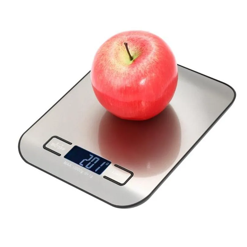5000g/1g led electronic digital kitchen scales mini multifunction food stainless steel lcd precision jewelry scale weight balance