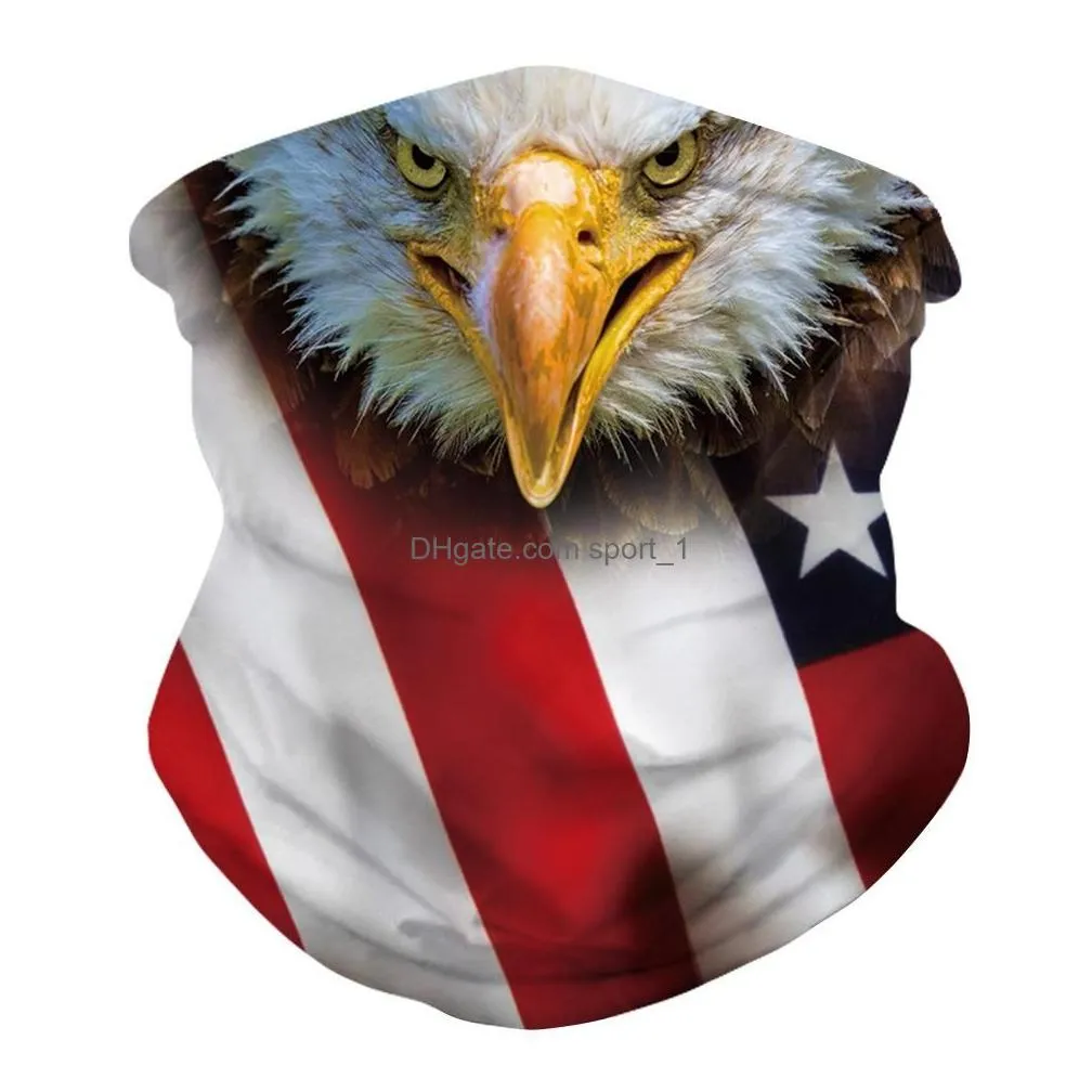  face masks skull magic headscarf riding cycling eagles faces mask america flags headscarves sport headband