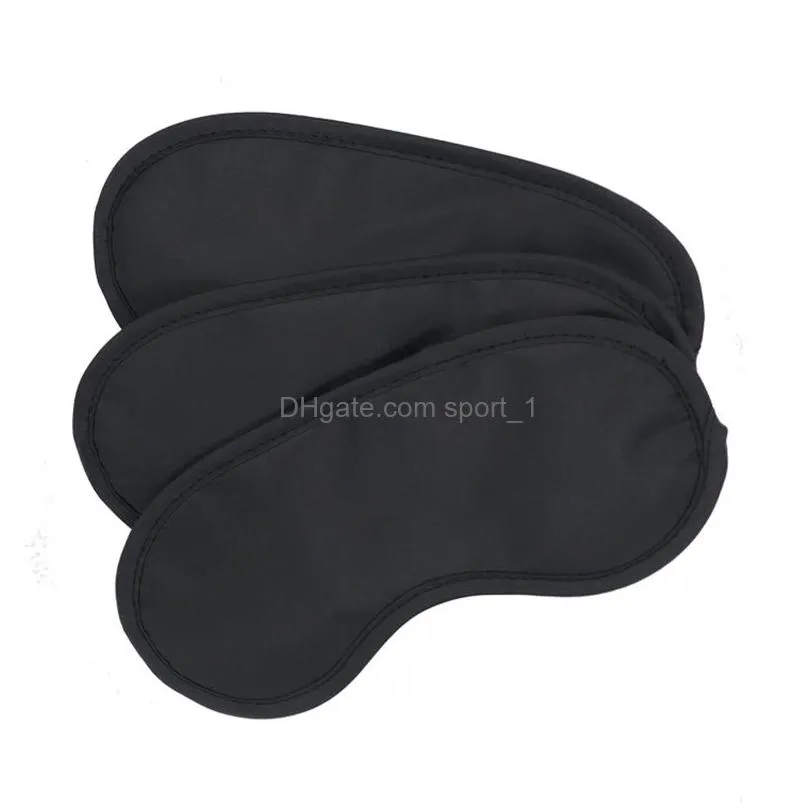 18.5 x 8.5cm black sleep eye mask party favor travel portable shading mask 4 layers