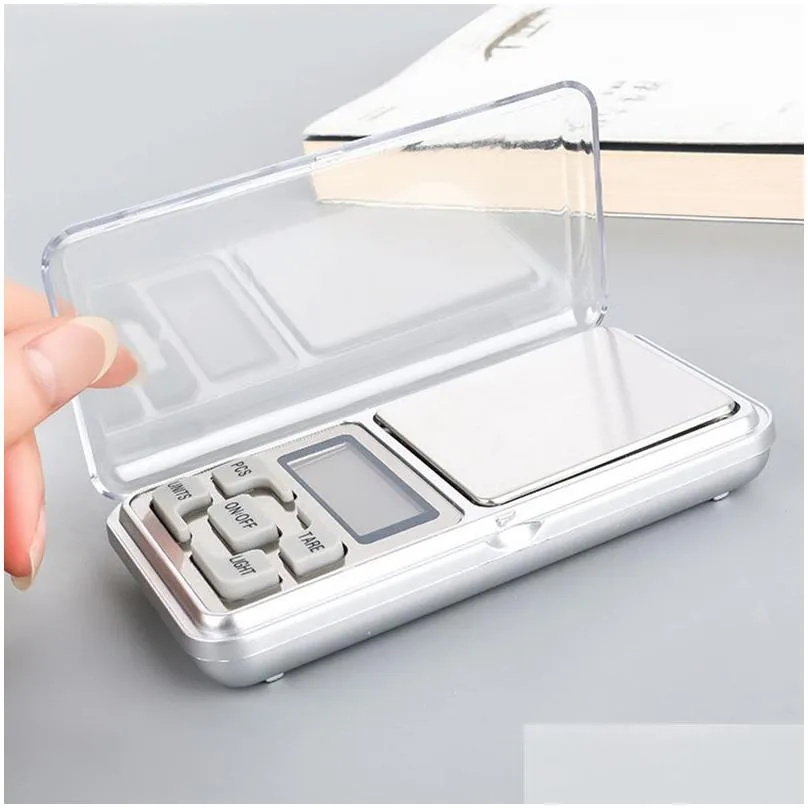 200g/0.01g mini led electronic scales portable pocket jewelry scale precision digital home kitchen baking tool