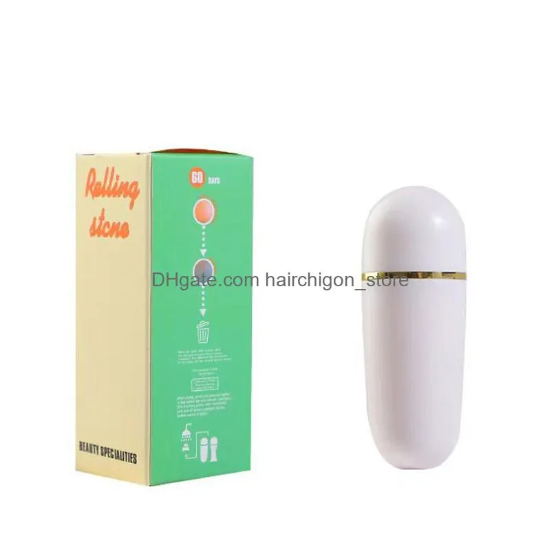 face oil absorbing roller natural volcanic stone massage body stick makeup face skin care tool facial pores cleaning rollers 305