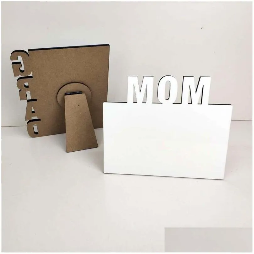 sublimation blank photo frame album ornaments diy heat transfer frames desktop decoration mothers day gift