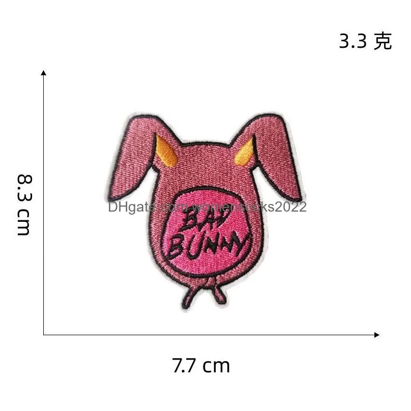 decoration sewing notions iron ones for clothing funny cartoon anime embroidered sew on appliques diy clothes jeans shirts