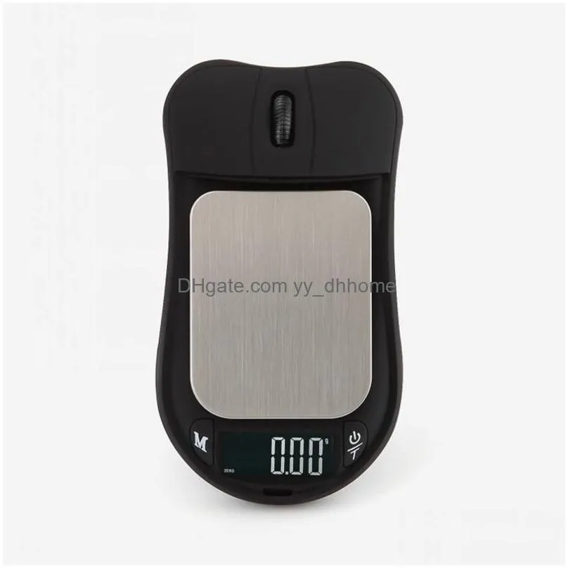 mouse shape kitchen scales 100g 0.01g mini portable digital jewelry car key scale for carat diamond lab 0.01 gram precision