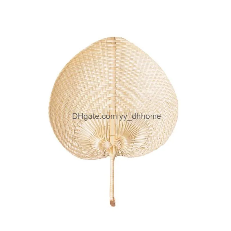 hand woven straw bamboo fans party favor baby environmental protection mosquito repellent fan for summer wedding gift