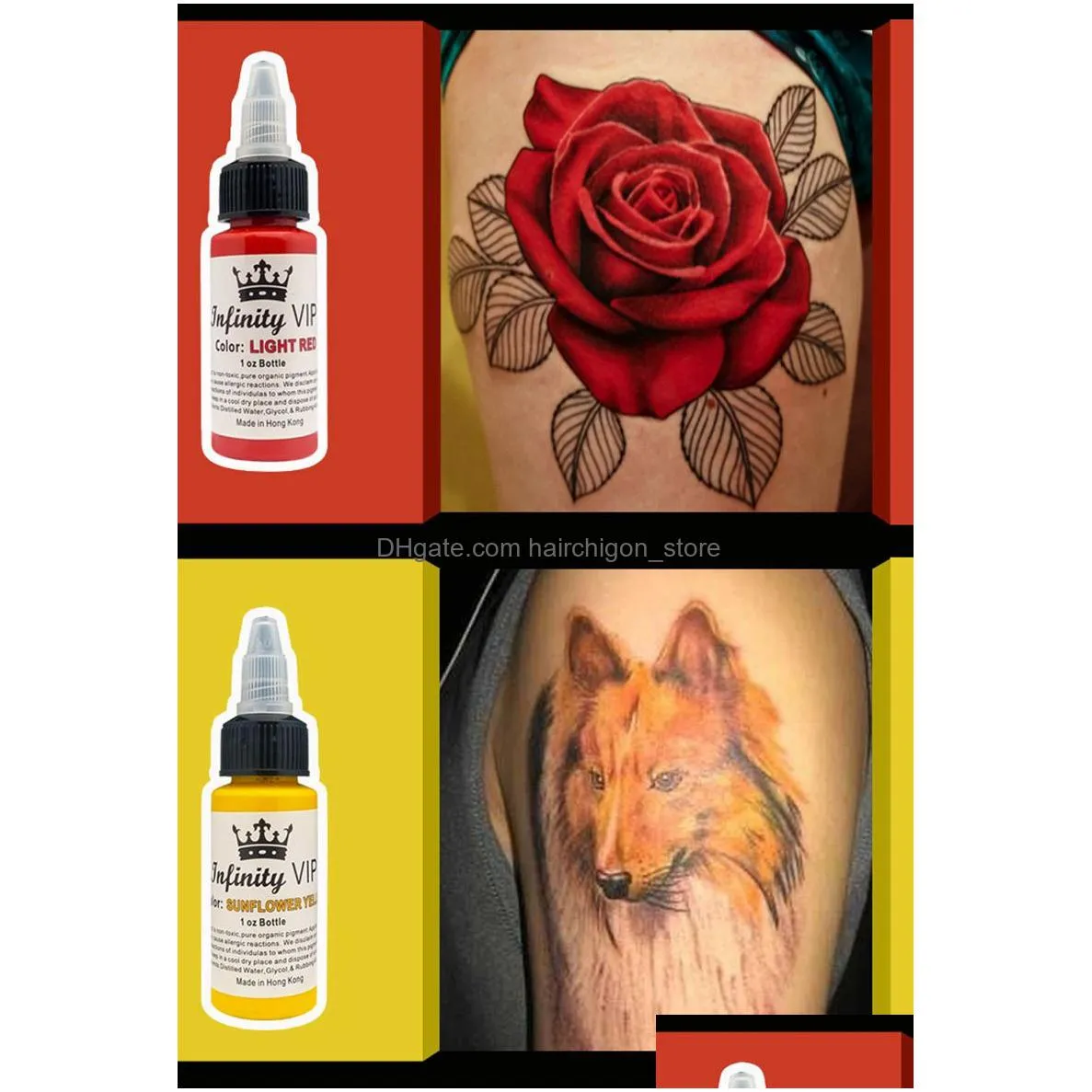 Tintas Para Tatuajes 30Ml / Botella Pigmento Profesional Seguro Medio  Pinturas Permanentes Suministros Para El Cuerpo Belleza Arte Tinta Entrega  Gota Salud Tatuajes Dhkia Por Hairchigon_store, 2,59 €