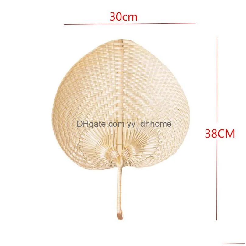 hand woven straw bamboo fans party favor baby environmental protection mosquito repellent fan for summer wedding gift