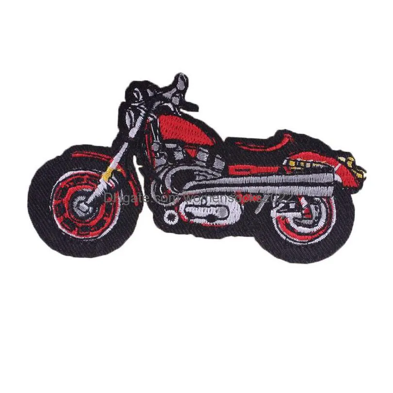 notions iron on embroidered cool motorcyclees for clothing applicable to badge iron on emblem applique diy accessories for jacket clothes