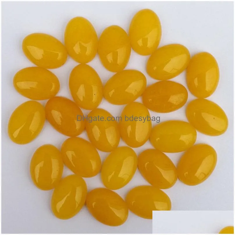 natural stone 10x14mm cab cbochon loose gemstones for jewelry making 50pcs/lot ring accessories no hole wholesale bh008