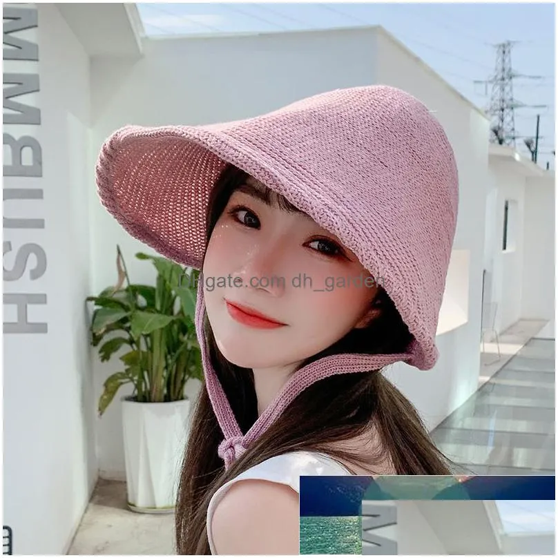 cute straw hat for womens summer hats witches knitting sun panama hat sunscreen chapeu uv protection female cap mz009 factory price expert design quality