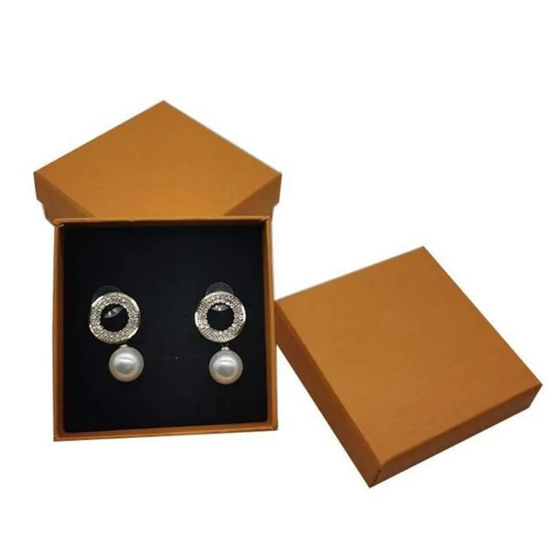 small orange jewelry box gift wrap fashion earrings ring necklace storage boxes outdoor portable dhs