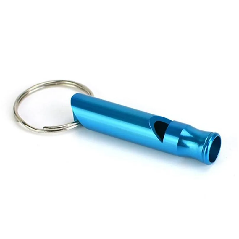 mini whistle keychain noise maker portable multifunctional outdoor emergency survival whistles metal training birthday party supplies