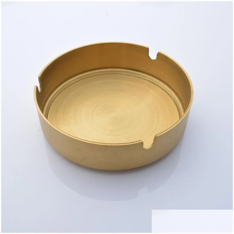 stainless steel ashtray for cigarettes outdoor easy clean house decorations smoking accessories 4 colors