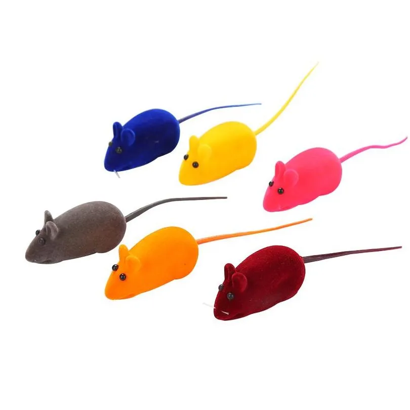 funny cat toy mini simulation mouse toys for cats dog pet supplies can make a sound