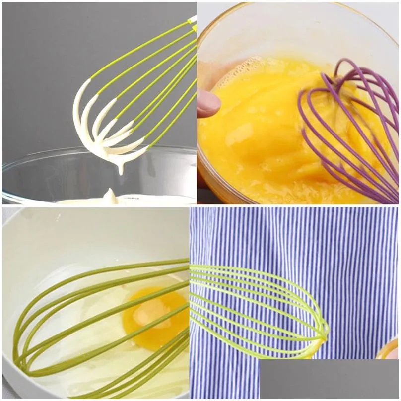 manual egg beater whisk butter cream eggs tool multifunctional dough mixer household kitchen baking supplies 5 colors