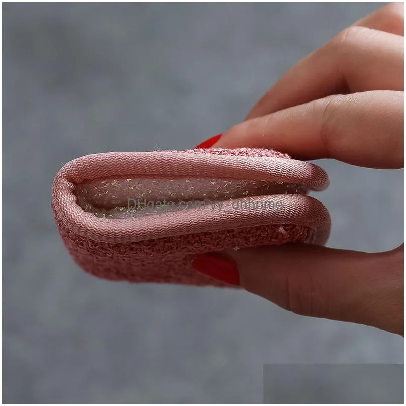 double sided kitchen magic cleaning cloths sponge scrubber sponges dish washing towels scouring pads cleaning brushes wipe pad